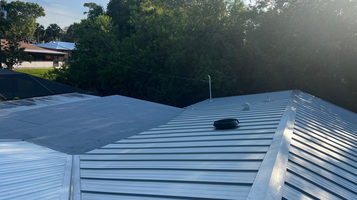The Complete Guide to Residential Roofing for Florida Homeowners 3 A completed metal roof showing residential roofing in Florida in Vero Beach by My Florida Roofing Contractor.