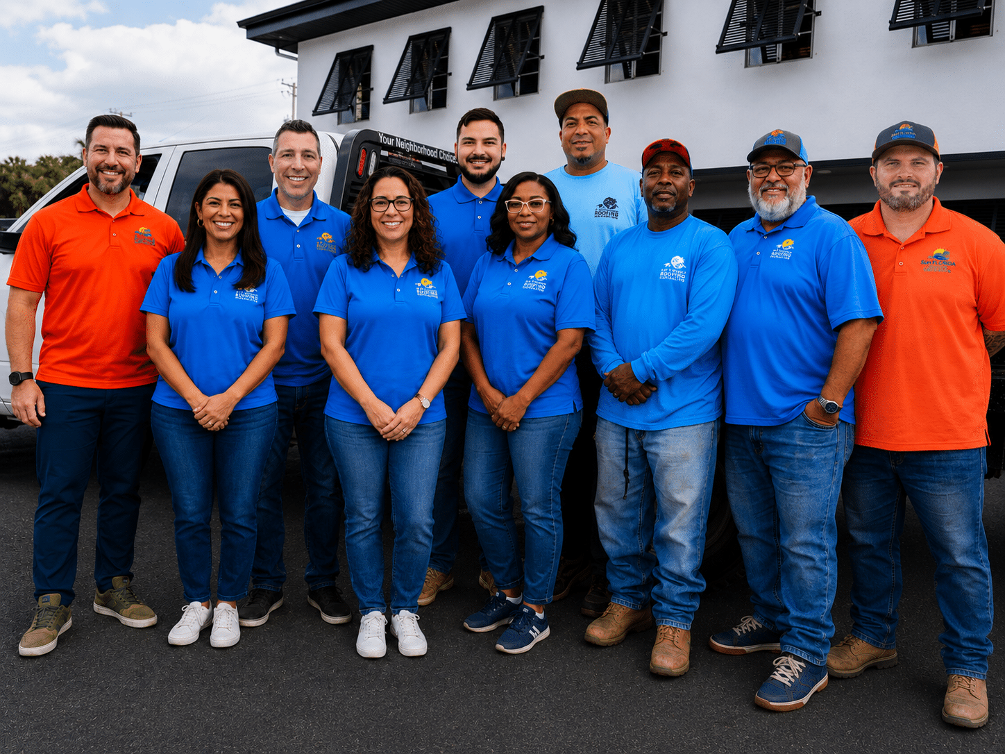 my florida roofing contractor team photo